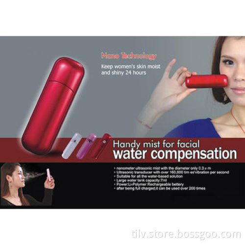 Portable nano handy mist skin face steamer